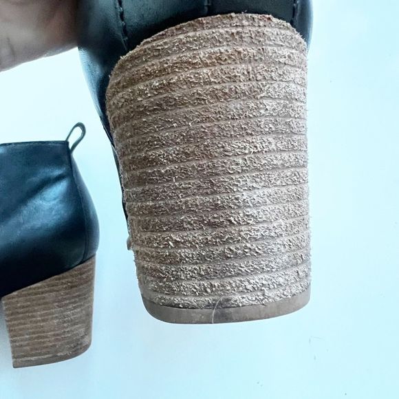 MADEWELL Shoes Women's Black Leather BRENNER Ankle Boots Booties Size 10 - Picture 10 of 12